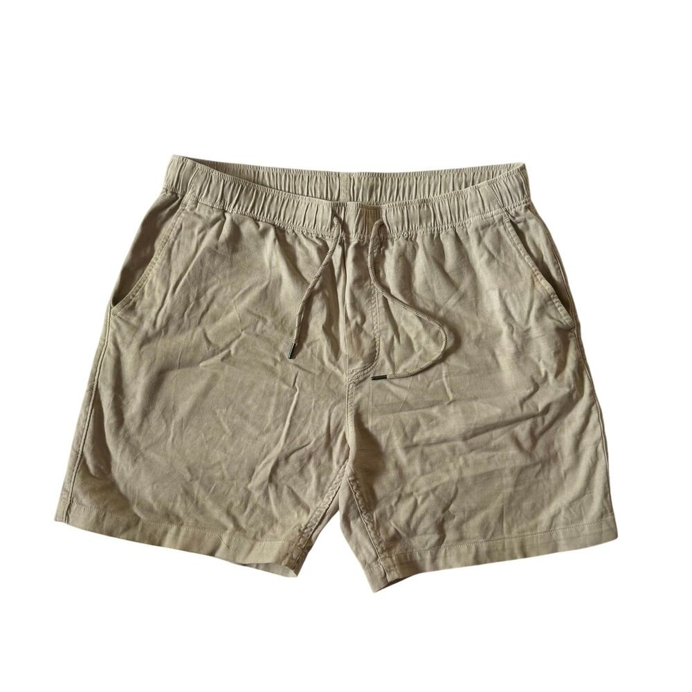 Faherty Brand Essential Drawstring Short - Stone … - image 1